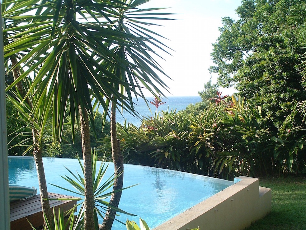 Infinity pool - view from Pool Master Suite